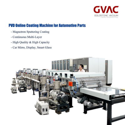 1600mm PVD Vakuumbeschichtungs-Maschine/Ausrüstungs-Magnetron, das horizontales ununterbrochenes spritzt