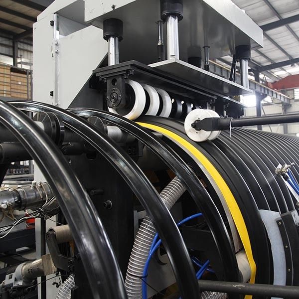 Abwasser-gewölbte Rohr-Verdrängungs-Linie hoher Ring Stiffness SN8 SN20 3000mm