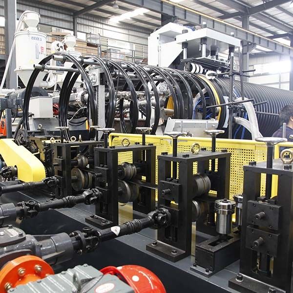 Abwasser-gewölbte Rohr-Verdrängungs-Linie hoher Ring Stiffness SN8 SN20 3000mm