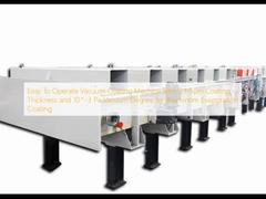 Einfach zu bedienende Vakuumbeschichtungsmaschine mit 0,1-5 µm Beschichtungsdicke und 10^-3 Pa Vakuumgrad für Aluminium-Verdampfungsbeschichtung